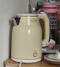 小熊（Bear）烧水壶 电热水壶 电水壶家用2L大容量 304不锈钢双层防烫2100W极速烧水 ZDH-F20H3 实拍图