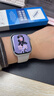 Apple/苹果 Watch S11 智能手表GPS款46毫米银色铝金属表壳雾紫色运动型表带S/M MEVW4CH/B 实拍图