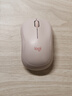 罗技（Logitech）M221 轻音鼠标 无线鼠标 办公鼠标 对称鼠标 带无线微型接收器 雾霭蓝 实拍图