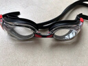 英发（YINGFA）近视泳镜 男女高清防雾防水舒适大框护目带度数游泳眼镜黑色300度 实拍图