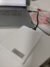 纽曼（Newsmy）1TB 移动硬盘机械 双盘备份 清风Plus系列 USB3.0 2.5英寸 清新白 海量存储 手机连接 格纹设计 实拍图