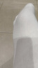 京东京造【纯棉100%】6双男式短袜10A抗菌休闲透气袜子男夏季 白 实拍图