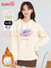 班尼路（Baleno）套头连帽卫衣女2025年春秋季薄款宽松休闲小个子外套上衣 实拍图