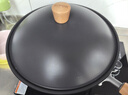 苏泊尔（SUPOR）炒锅有钛铁不粘无涂层炒菜锅精铁锤纹老式厨房铁锅燃气电磁炉通用 适合2-4人【免开锅】 32cm 实拍图