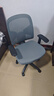 得力（deli）4900S 人体工学靠背办公椅/电脑椅/职员椅 可升降转椅舒棉坐垫 灰 实拍图