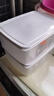 禧天龙冰箱保鲜盒食品级冰箱收纳盒塑料密封盒蔬菜水果冷冻盒 7.3L 3个 实拍图