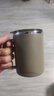 304不锈钢保温杯办公室专用马克杯上班族高颜值男生泡茶杯子带盖 卡其色 450ml 实拍图