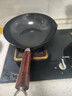 RIVER LIGHT日本极牌熟铁炒锅健康无涂层炒菜锅30cm平底煎炒锅电磁炉燃气通用 实拍图