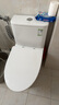 九牧（JOMOO）马桶 家用虹吸式马桶大冲力节水坐便器 防臭瞬冲 易洁抗菌马桶 行业爆款-双旋暴风冲11370-305坑 实拍图