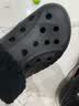 卡骆驰（CROCS）贝雅暖绒克骆格洞洞鞋|206633 黑/黑-060   36 /37(220mm)   实拍图