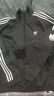 adidas情侣款复古风梭织立领夹克外套男女秋季阿迪达斯官方三叶草   深灰   M 实拍图