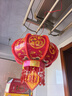 梦多福灯笼大门阳台挂的2025带灯红灯笼新年彩灯装饰春节旋转灯笼一对 福星高照一对 周长157cm直径50cm LED光源+福字灯牌+吸顶盘 实拍图