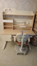 龙承匠人儿童学习桌椅套装J120实木可升降写字书桌中小学生6-18岁课桌椅子 1米2实木桌+侧柜+追背椅咖 赠学习大礼包 实拍图