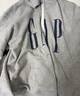GAP男女装2025秋季新款logo印花抓绒宽松运动连帽衫卫衣786920 灰色 L (175/96A) 亚洲尺码 实拍图