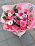馨仪鲜花速递玫瑰花康乃馨花束送妈妈长辈礼物全国鲜花同城配送 19朵康乃馨百合混搭花束 实拍图