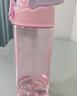 乐扣乐扣（LOCK&LOCK）人鱼线塑料运动水杯夏天便携水壶带刻度提手男女水杯子520ML粉色 实拍图