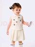 巴拉巴拉女童夏装2025婴儿短袖套装宝宝百褶裙裤两件套甜美萌208225119001 实拍图
