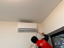 奥克斯（AUX）大1匹空调挂机 省电侠Pro 新一级能效家用 变频冷暖两用挂壁式防直吹智能 KFR-26GW/BpR3AES1(B1) 实拍图