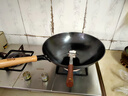 中福陆川铁锅炒菜锅家用无涂层氮化窒化广西生铁铸铁锅炒锅燃气已开锅 圆底 36cm 【无耳+锅盖】商家自发物流 实拍图