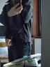 优衣库男装女装休闲拉链短茄克外套巴恩风翻领夹克478230 480827 478230/09黑色 S 实拍图
