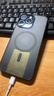 绿联 适用iPhone15Promax手机壳 苹果15ProMax磁吸壳 MagSafe保护套 无线充电防摔 磨砂黑色 实拍图