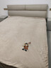 无印良品法兰绒四件套 牛奶绒刺绣冬季加厚保暖1.5/1.8米双人床上用品套件床单 被套200*230cm 实拍图