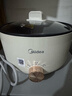 美的（Midea）电煮锅 电火锅 泡面锅 宿舍小火锅 蒸煮一体电蒸锅 多功能涮肉电煮锅火锅锅 3L 配带蒸笼 HGE2511 实拍图