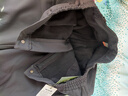 探拓（TECTOP）冲锋裤男加绒保暖防风软壳裤登山徒步裤 男款黑色 XL 实拍图