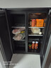 HYUNDAI韩国现代【小方糖】餐边柜冰箱家用小型一级能效变频风冷无霜节能卧室冰箱45公分超薄35分贝超静音 【尊享黑金】咖色 一级变频 风冷无霜 45厘米超薄 实拍图