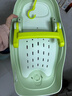 可优比（KUB）婴儿洗澡躺托宝宝洗屁屁神器折叠浴盆洗澡座椅洗屁股架 0-1岁 实拍图
