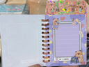煦贝乐新款可爱流沙本豆豆摇摇乐笔记本彩色手账贴纸本迷你随身口袋本女 实拍图