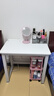 威曼帝电脑桌家用台式书桌学习桌写字桌简约卧室桌子工作台长条桌加厚款 纯白色面+白架 长80*宽50*高74cm 热卖款 实拍图