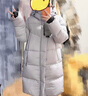 高梵黑金鹅绒服机能5.0六格男女同款加厚中长款羽绒服经典百搭休闲风 紫金3号 S 实拍图