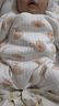 童泰婴儿衣服新生儿连体衣秋冬季夹棉保暖宝宝衣服纯棉蝴蝶哈衣2件装 粉色小花 66cm 实拍图