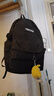 双星书包初中女背包大容量高中大学生双肩包校园简约百搭耐磨防泼水 黑色（带黑球挂件） 实拍图