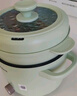 美的（Midea）电煮锅 泡面火锅宿舍小电锅 电蒸锅 多功能多用途电热锅 2.6L蒸煮一体XZE2066 配蒸笼【国家补贴】 实拍图