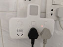 公牛（BULL）转换插头/品字形一转三插座/无线转换插座/电源转换器 适用于卧室厨房 3位分控带夜灯 GN-96033Y 实拍图