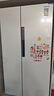松下（Panasonic）【新品大白鲸】505L家用冰箱双开对开门平嵌大容量自由制冰一级能效节能NR-JB51GXA-W白色 实拍图