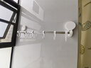 京东京造 Air系列免打孔可移动排钩架厨房卫生间浴室不锈钢置物架无痕挂钩 实拍图