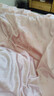 水星家纺四件套床上用品 大提花面料 高级轻奢裸睡套件 法式浪漫被套床单 米兰之夜【轻奢法式/粉色】 1.8米床, 床单款 被套220*240cm 实拍图