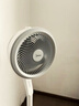 美的（Midea）空气循环扇电风扇落地扇安静轻音家用卧室电扇节能小风扇低噪循环轻羽扇 【整屋新风·台地两用】（FGA24TS） 实拍图