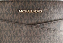 MICHAEL KORS礼物轻奢MK女包JET SET TRAVEL斜挎贝壳包 中号 深棕色/橡果棕 实拍图