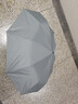 天堂 全自动雨伞三折 10骨加固一键开收易甩干简约晴雨伞 天际灰 实拍图