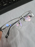 普莱斯（pulais）近视眼镜框可配度数纯钛金属高端商务半框超轻8g男士眼镜架19897A 实拍图
