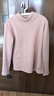 【巨厚】秋冬季女士半高领加绒加厚打底衫保暖内衣单上衣T恤 2309莓粉 紫绒 2XL 实拍图