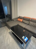 凡社茶几客厅 办公室家用沙发茶桌子 钢化玻璃茶几小户型现代简约茶机 实拍图