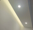 雷士（NVC）射灯led防眩超薄36°射灯嵌入式天花灯网红小山丘背景墙客厅卧室 弧影Ra98-白-7W记忆三色开孔75mm 实拍图