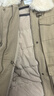 UR2025冬季新款女装休闲复古工装风羊羔毛领羽绒服UYL150036+ 卡其 (偏宽松) XS 实拍图
