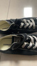 匡威（Converse）童鞋儿童低帮帆布鞋春季男女童全明星新品经典款软底魔术贴帆布鞋 黑色[经典款新版】 偏大选小一码 33 【建议脚长21cm】 实拍图