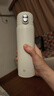 京东京造保温杯 水杯男女 316不锈钢学生礼物送老师【一键弹盖】白480ml 实拍图